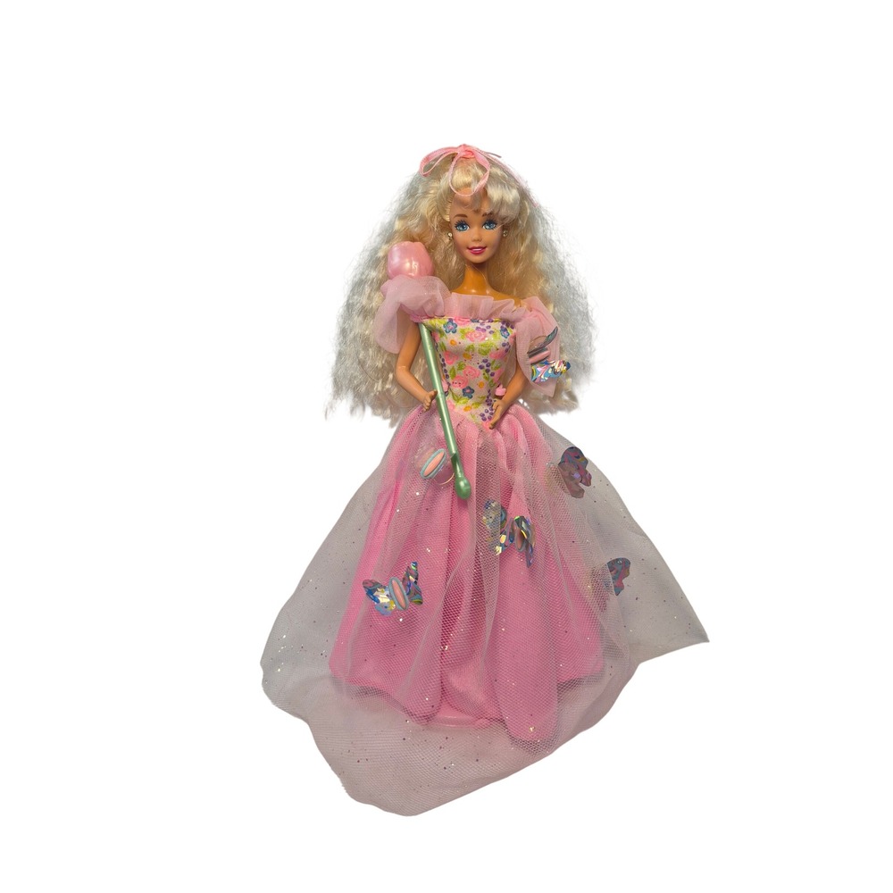 1994 Vintage 90s Mattel Butterfly Princess Barbie Fashion Doll 13238 Magic Wand